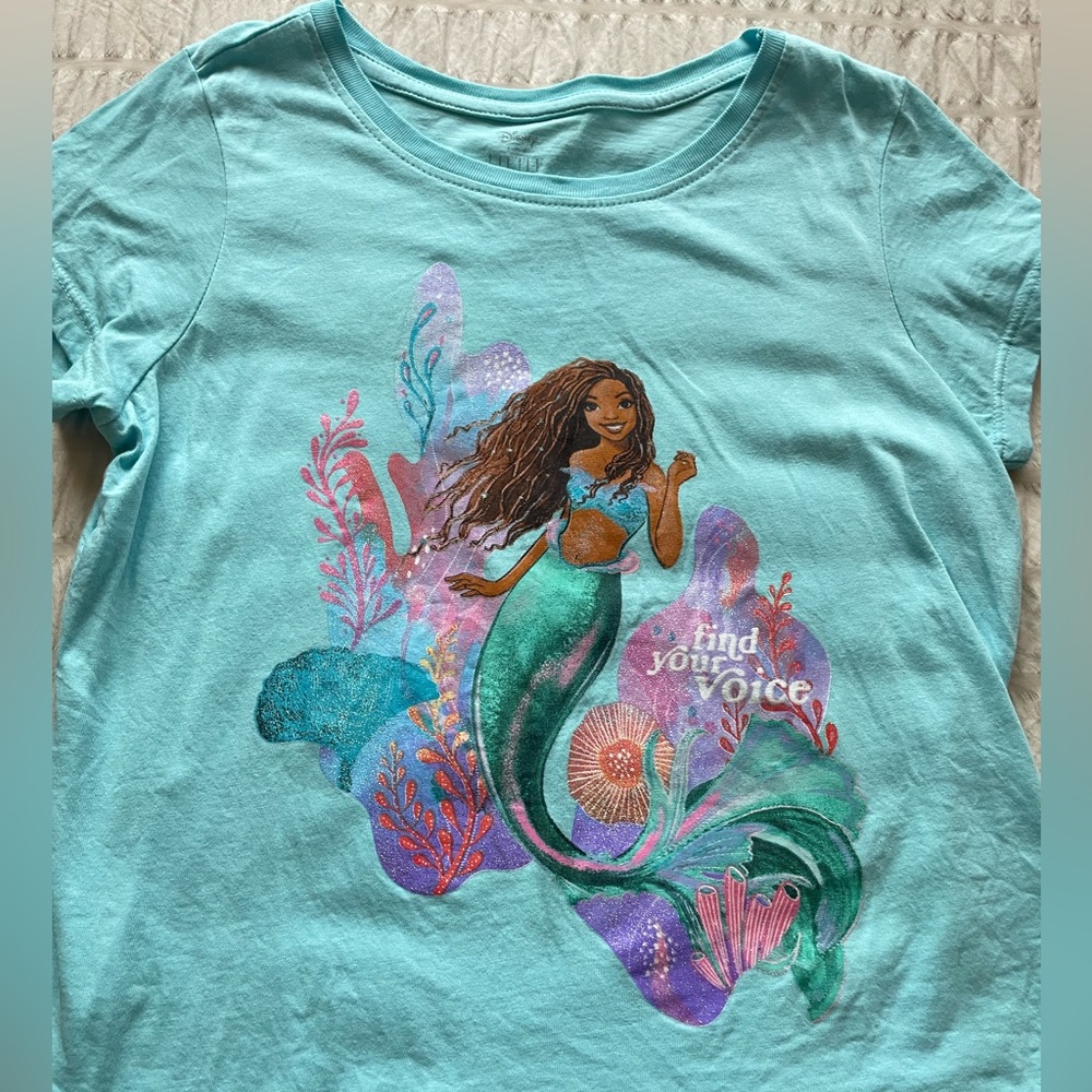 Ariel Kids' Aqua T-Shirt